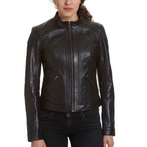 100% Lambskin Leather Jacket NWOT